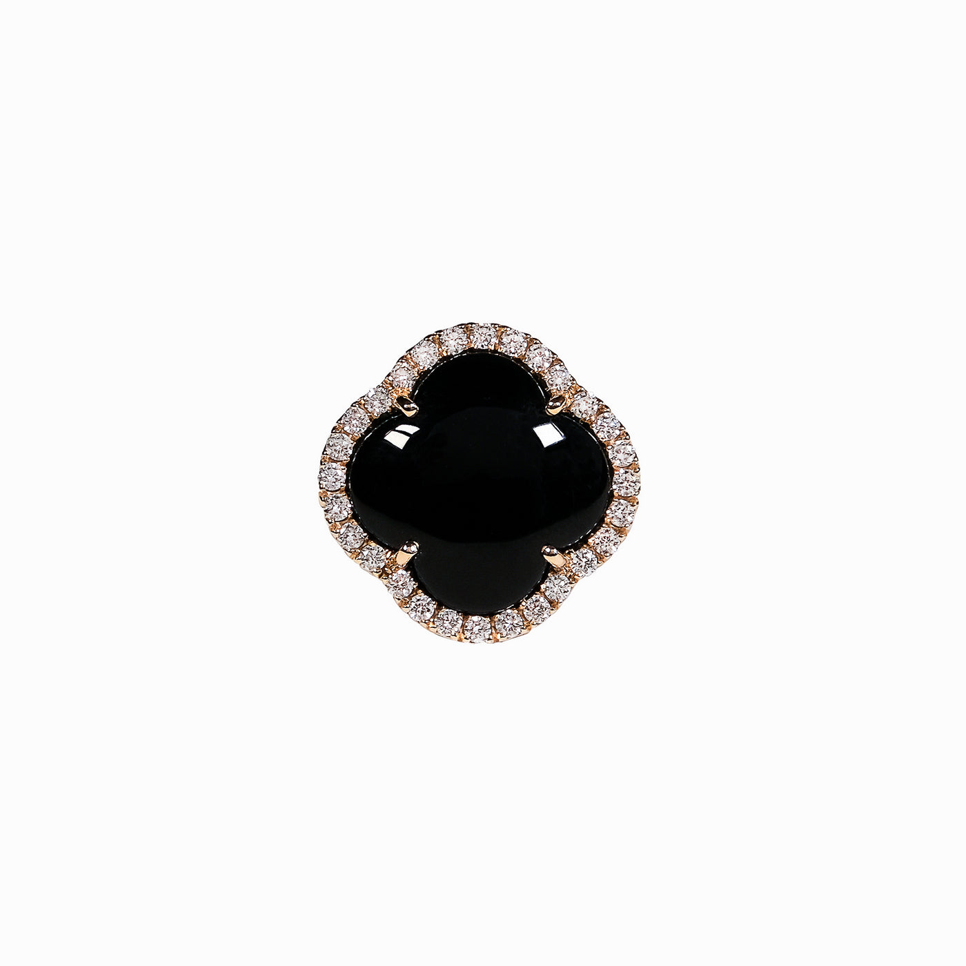 Inel cu diamante, pandantiv cruce, aur galben 18K, piatra Onix